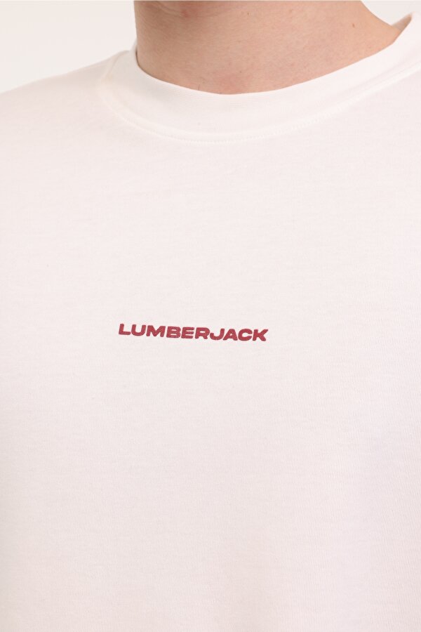 Lumberjack ML FRANCO 11FF18 5FX Ekru Erkek Kısa Kol T-Shirt