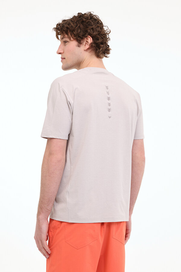 Lumberjack ML KEYS 11YMMT22037 5FX Taş Rengi Erkek Kısa Kol T-Shirt