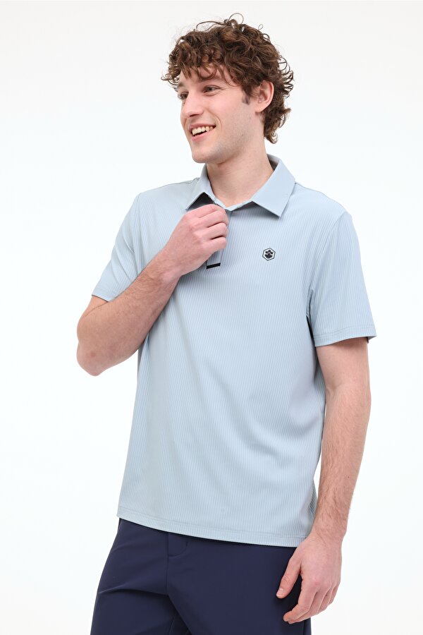 Lumberjack ML ALSE 12NS247 5FX AQUA Erkek Kısa Kol T-Shirt