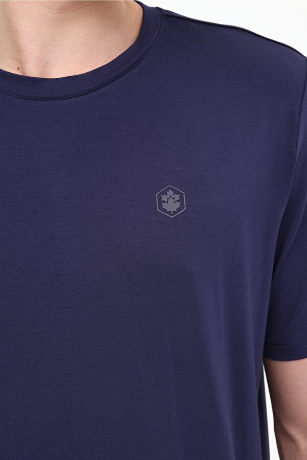 Lumberjack ML BAMBO 11BAM01 5FX NAVY BLUE Man Sleeve T-Sh