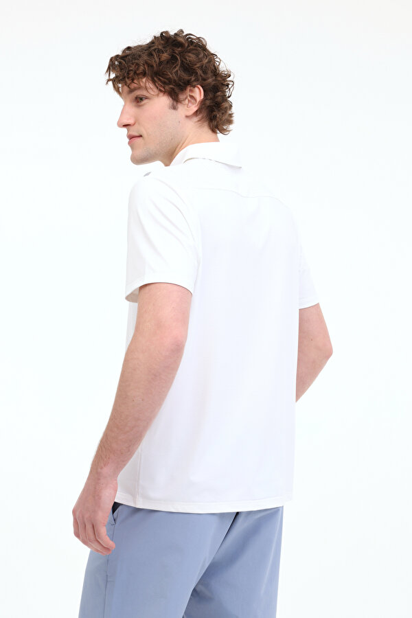 Lumberjack ML CRIS 12ELG7003 5FX Beyaz Erkek Kısa Kol T-Shirt