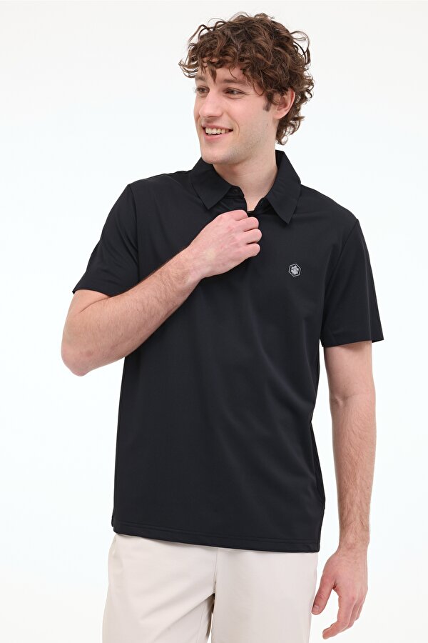 Lumberjack MB GIRT 12P23001 5FX Siyah Erkek Kısa Kol T-Shirt