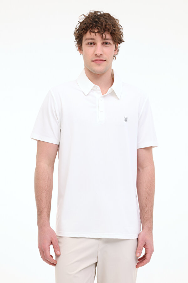 Lumberjack MB GIRT 12P23001 5FX Beyaz Erkek Kısa Kol T-Shirt