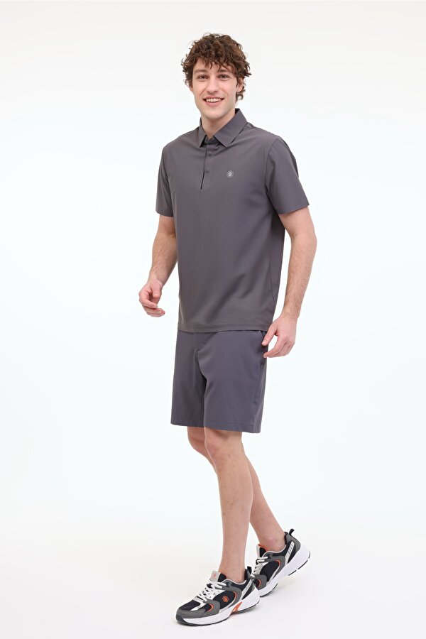 Lumberjack MB KING 12TB451012 5FX ANTRASIT Erkek Kısa Kol T-Shirt