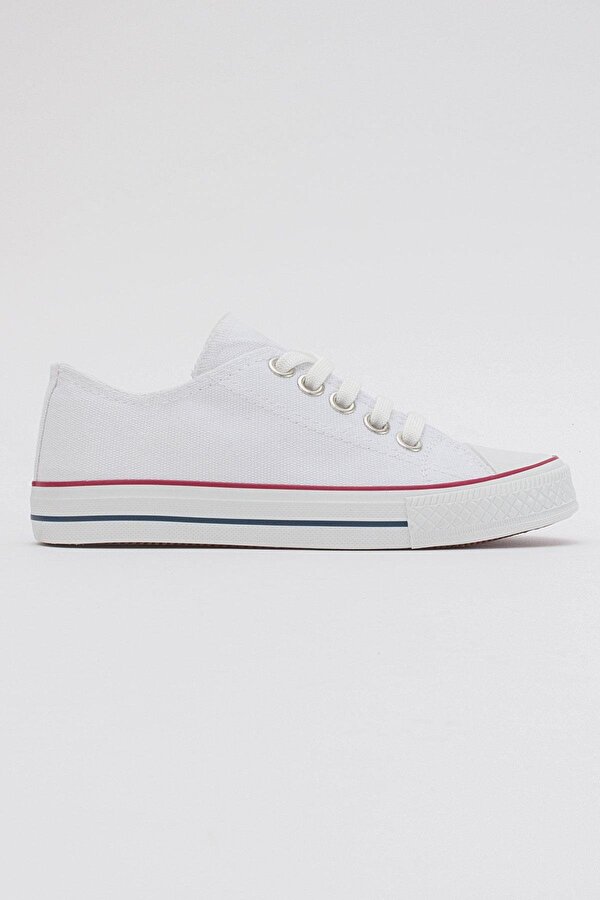 Ccway Keten Çocuk Spor Ayakkabı 31-35 BEYAZ