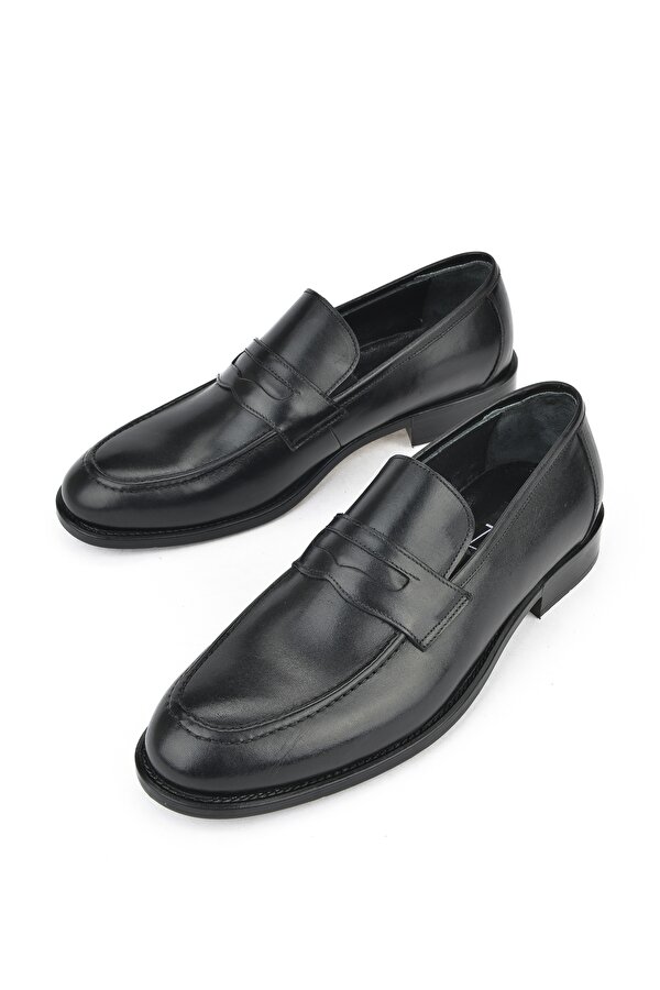 Ziya Erkek Hakiki Deri Klasik Ayakkabı 151985Z1061 Siyah