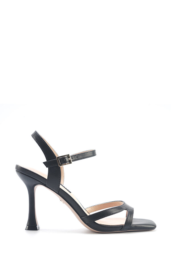 Nine West MILORA 5FX Siyah Kadın Topuklu Sandalet