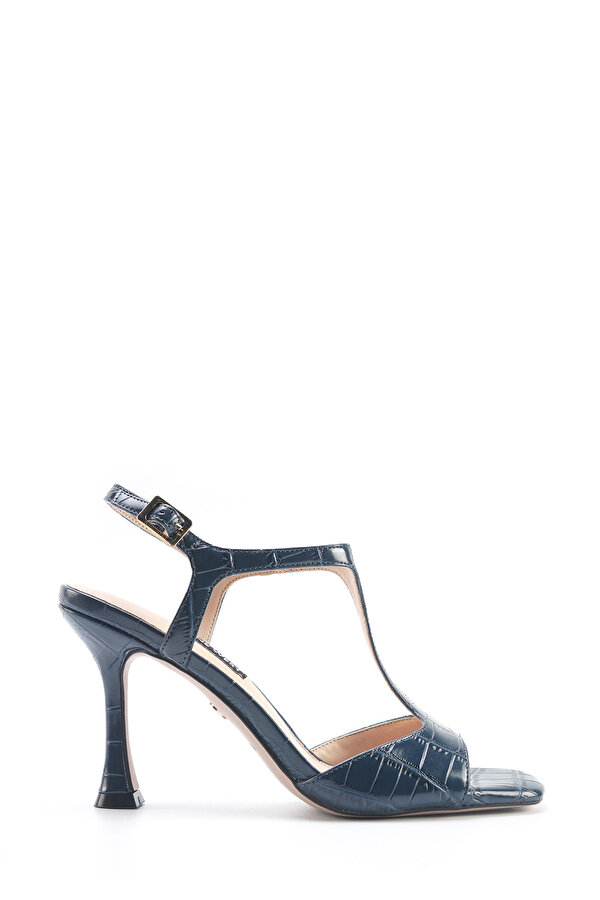 Nine West MIOR 5FX Lacivert Kadın Topuklu Sandalet