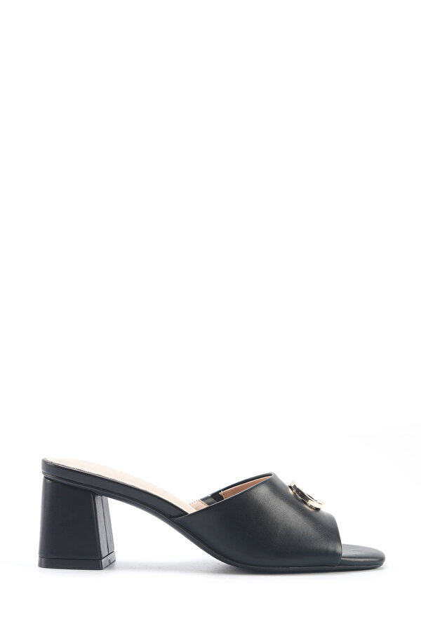 Nine West NACELL 5FX Siyah Kadın Topuklu Terlik
