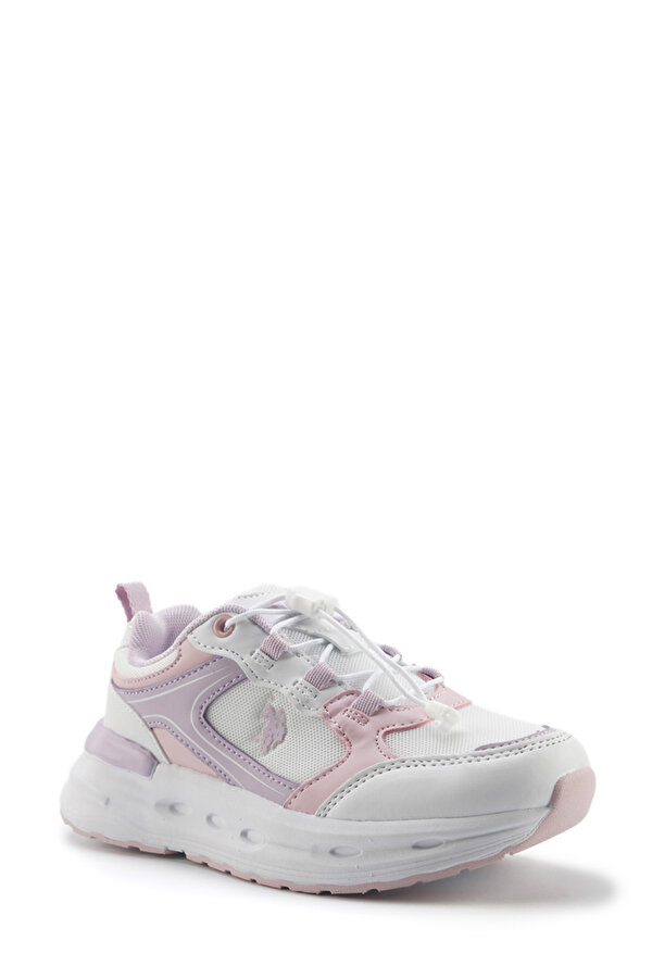 U.s. Polo Assn. U.s. Polo Assn. SANTANA JR 5FX Beyaz Kız Çocuk Spor Ayakkabı Sneaker | Instreet Beyaz - 3. görsel