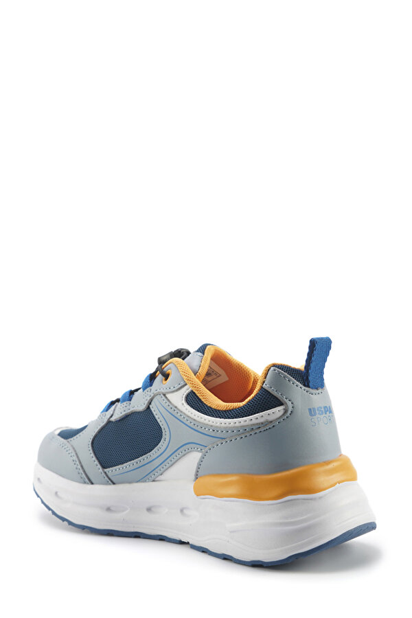 U.S. Polo Assn. SANTANA JR 5FX Gri Erkek Çocuk Spor Ayakkabı