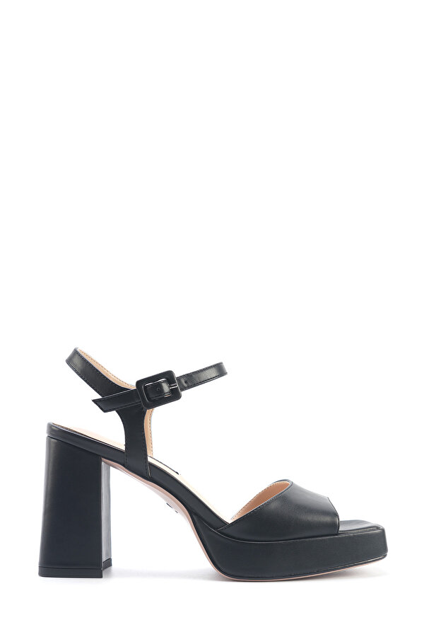 Nine West LABELLA 5FX Siyah Kadın Topuklu Sandalet