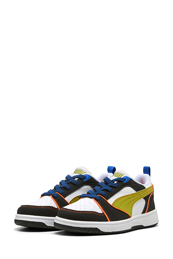 Puma Rebound V6 Beyaz Erkek Çocuk Sneaker