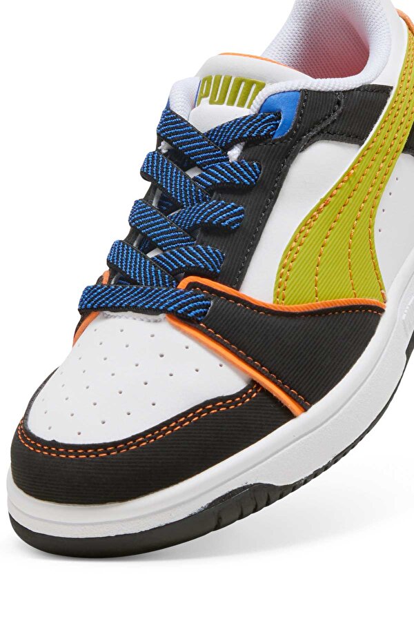 Puma Rebound V6 Beyaz Erkek Çocuk Sneaker