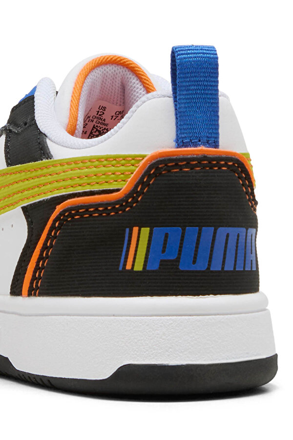 Puma Rebound V6 Beyaz Erkek Çocuk Sneaker