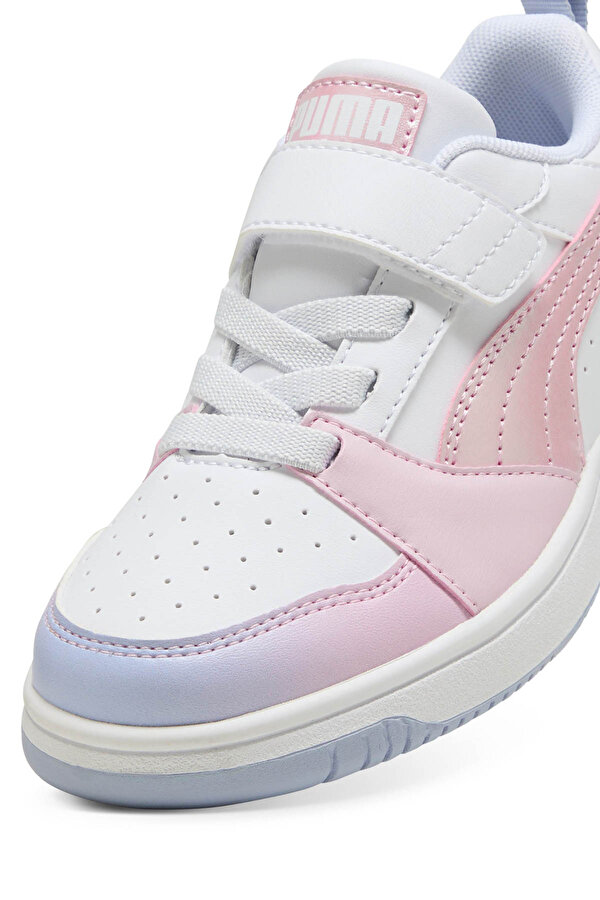 Puma Rebound V6 Lo Blurry Beyaz Kız Çocuk Sneaker