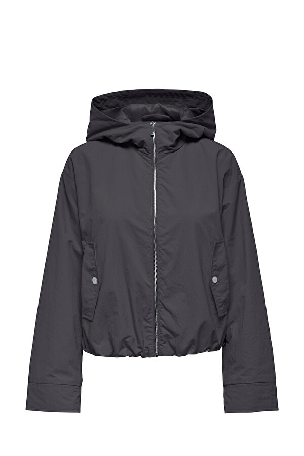 Only ONLBEALO HOOD JACKET CC O Gri Kadın Ceket