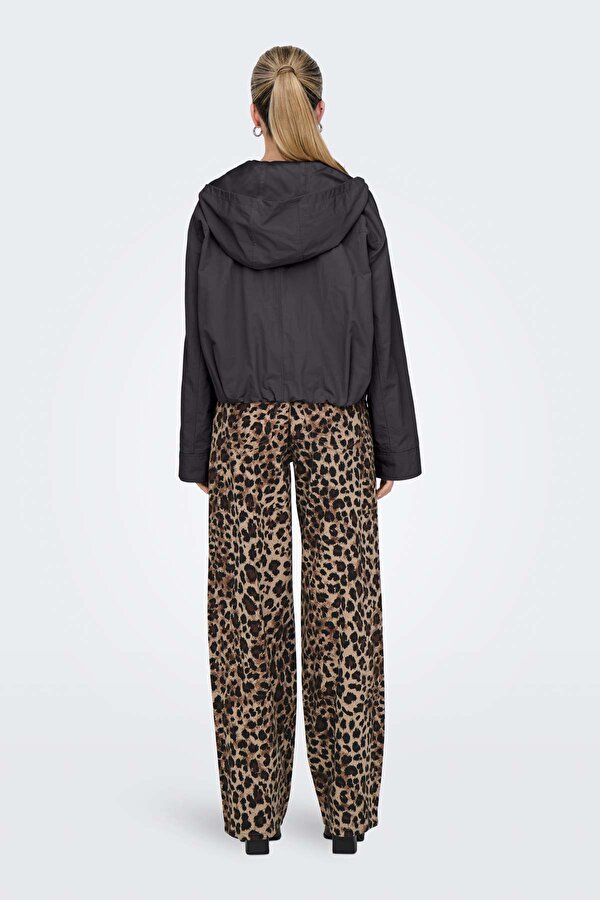 Only ONLBEALO HOOD JACKET CC O Gri Kadın Ceket