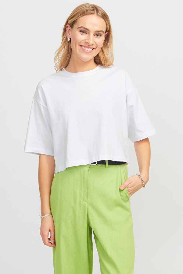 Jjxx JXANDREA LOOSE SSTEE JRS Beyaz Kadın Kısa Kol T-Shirt