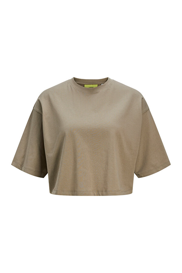 Jjxx JXANDREA LOOSE SSTEE JRS Bej Kadın Kısa Kol T-Shirt