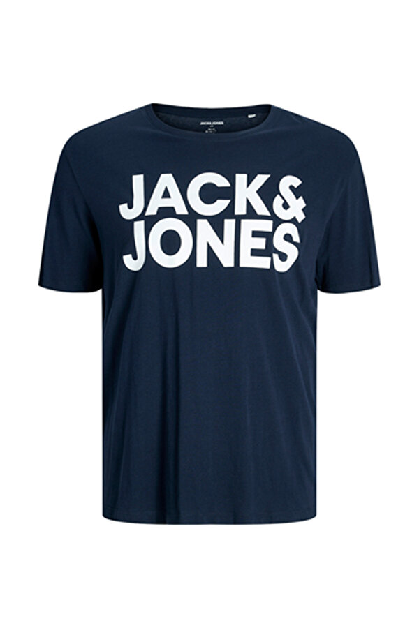 Jack & Jones JJECORP LOGO TEE SS O-NEC Lacivert Erkek Kısa Kol T-Shirt