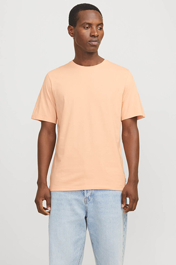 Jack & Jones JJEORGANIC BASIC TEE SS Turuncu Erkek Kısa Kol T-Shirt