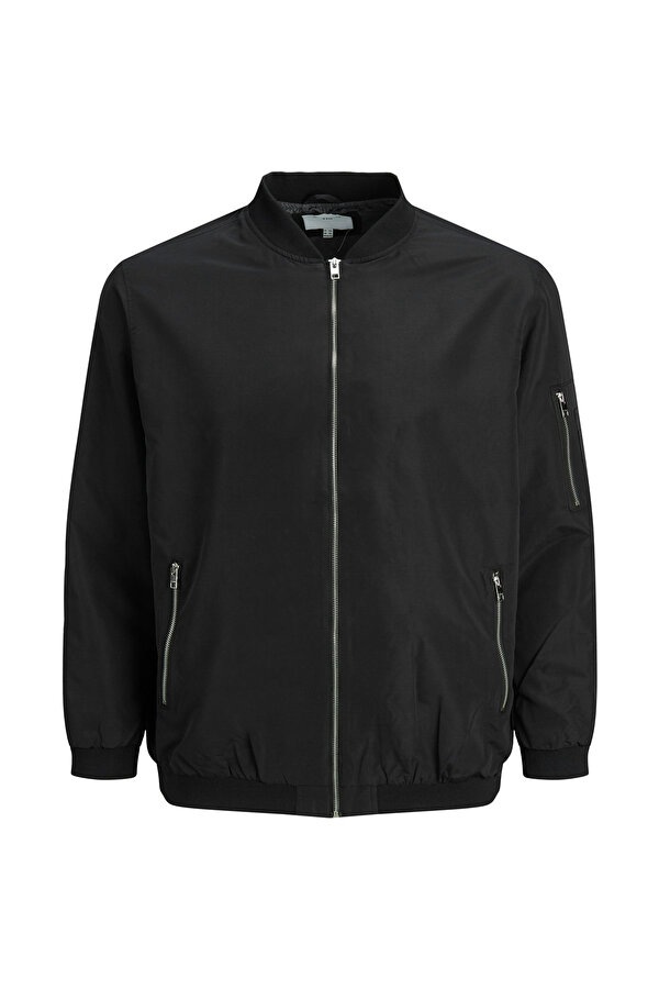 Jack & Jones JJERUSH BOMBER NOOS PLS Siyah Erkek Ceket