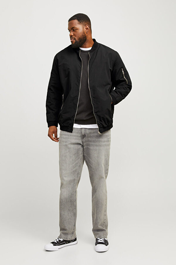 Jack & Jones JJERUSH BOMBER NOOS PLS Siyah Erkek Ceket