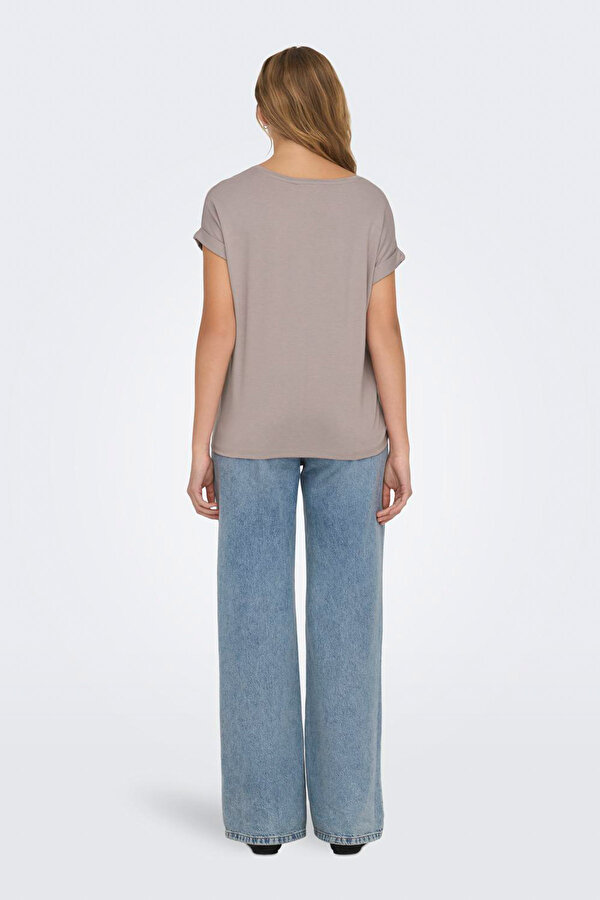 Only ONLMOSTER S/S O-NECK TOP Pembe Kadın Kısa Kol T-Shirt