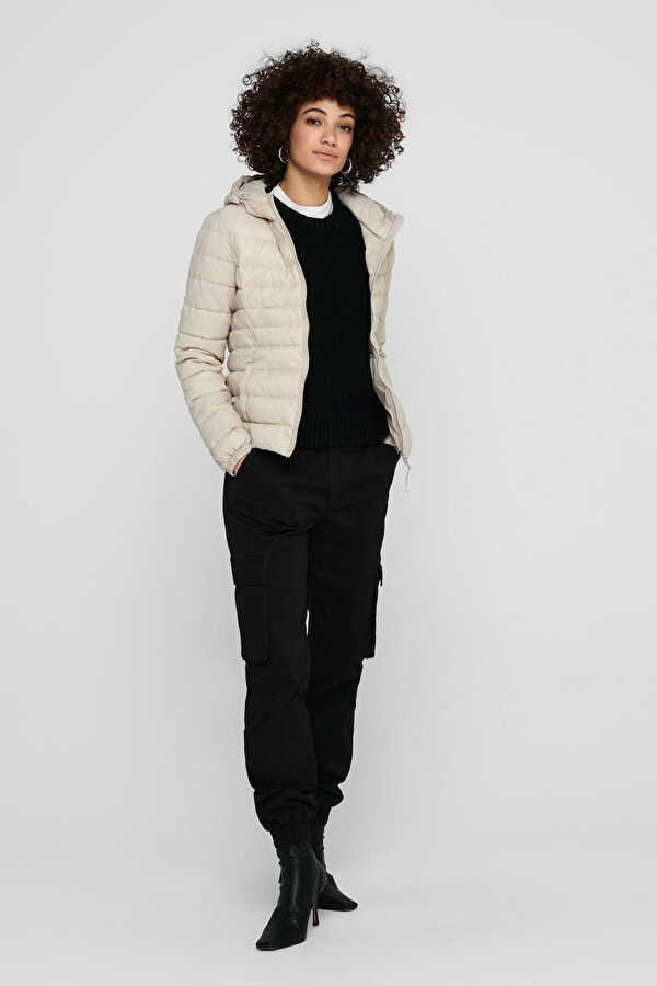 Only ONLTAHOE HOOD JACKET OTW GRI Kadın Ceket
