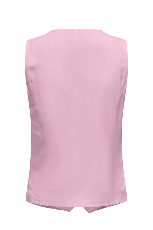 Only ONLWINDY LIFE S/L LINEN B Pembe Kadın Yelek