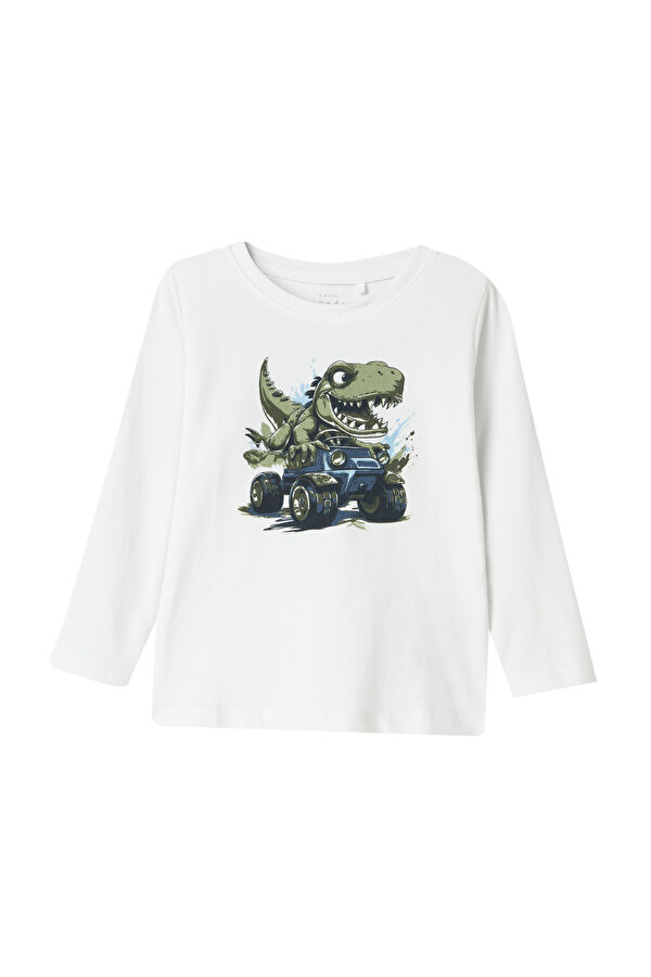 NMMVUX LS TOP Beyaz Erkek Çocuk Kısa Kol T-Shirt - 2. Ürüne %50 İndirim