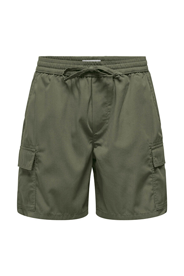 Only&Sons ONSKAL CARGO 0287 SHORTS Yeşil Erkek Şort