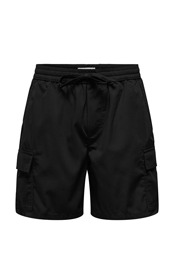 Only&Sons ONSKAL CARGO 0287 SHORTS Siyah Erkek Şort