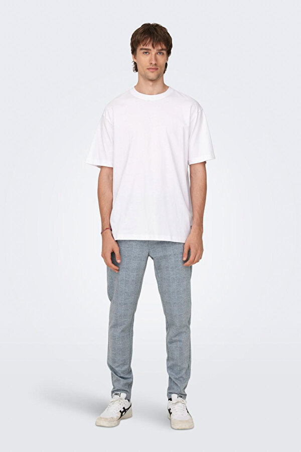 Only&Sons ONSFRED LIFE RLX SS TEE N Beyaz Erkek Kısa Kol T-Shirt