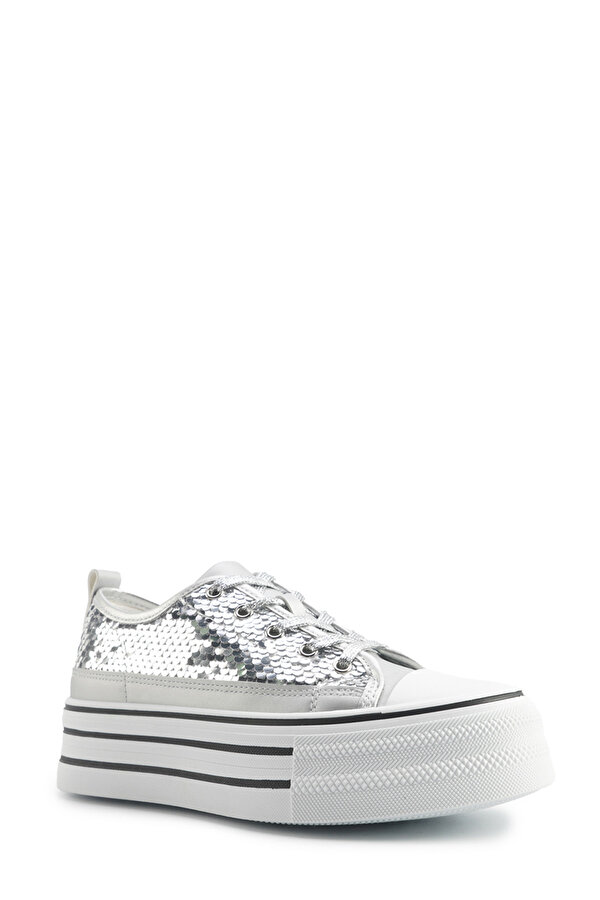 Butigo 25S-002 5FX Gümüş Kadın Sneaker