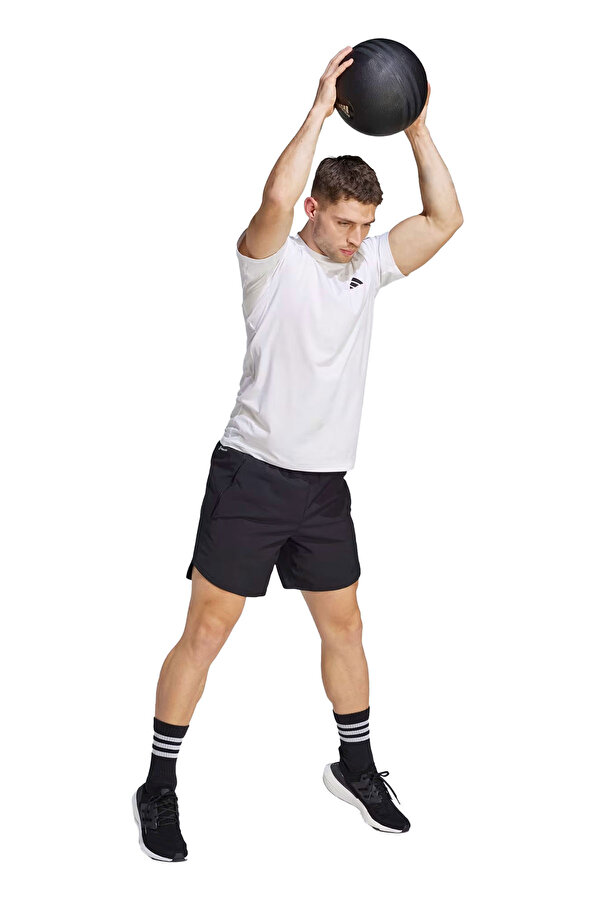 adidas TR-ES STRETCH T     WHITE WHITE Man Sleeve T-Sh