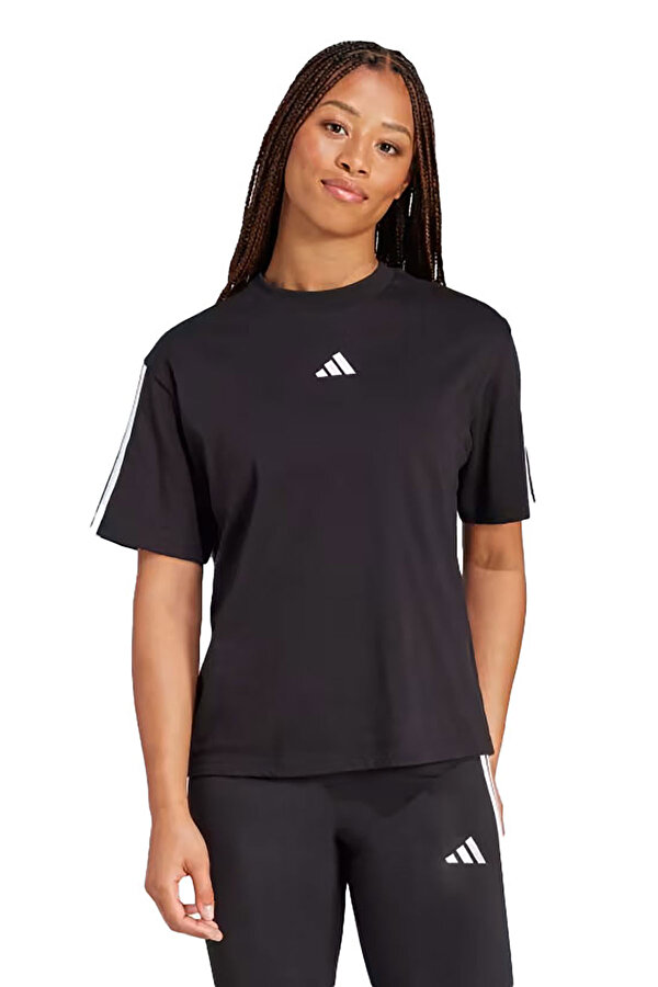adidas W 3S SJ BF T        BLACK BLACK Woman 054