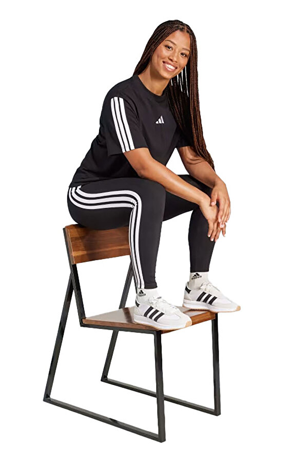 adidas W 3S SJ BF T        BLACK BLACK Woman 054