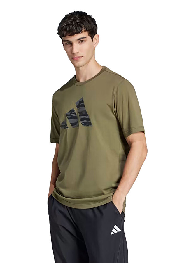 adidas M C CAMO LOGO T KHAKI Man Sleeve T-Sh