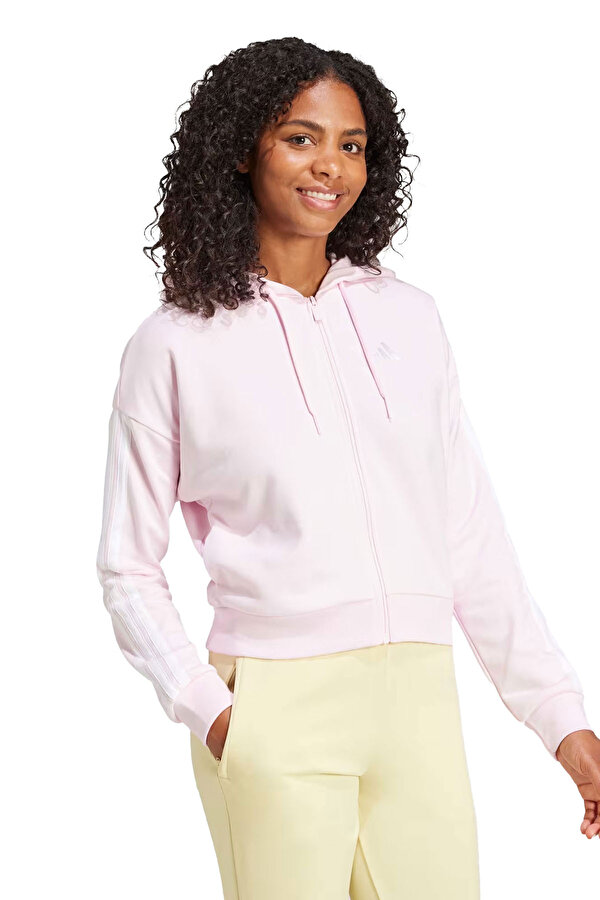 adidas W 3S FT FZ HD L PINK Woman 448