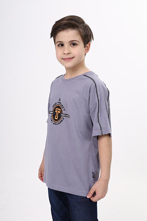 Toontoy Kids Toontoy Erkek Çocuk  New Project Baskılı Tişört