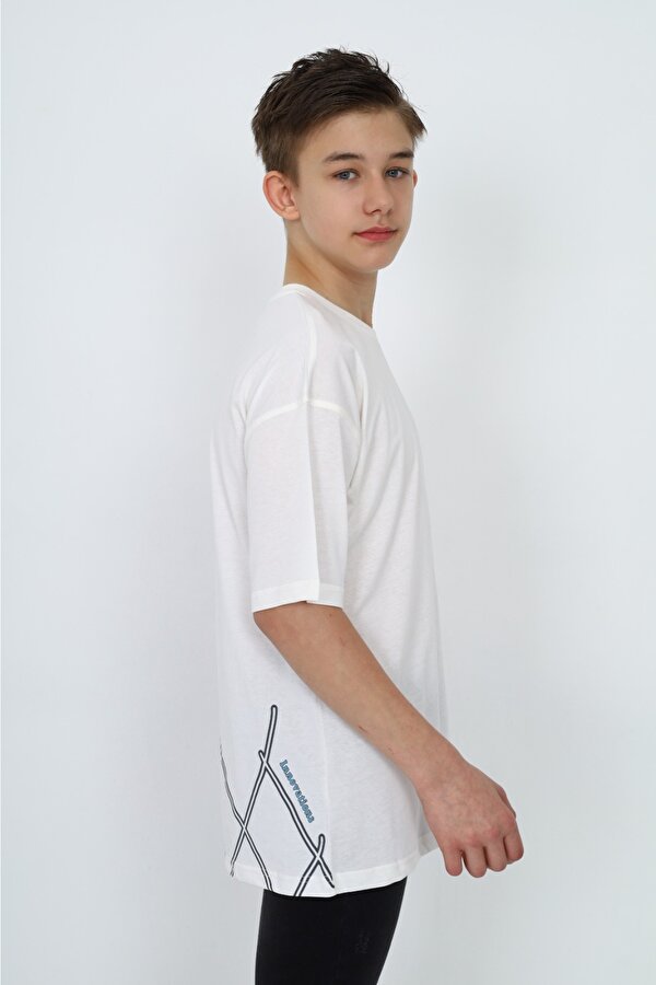 Toontoy Kids Toontoy Erkek Çocuk  Logo Yazı Baskılı Tişört