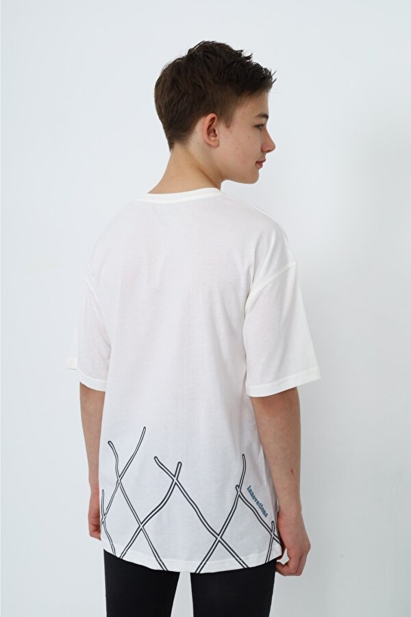 Toontoy Kids Toontoy Erkek Çocuk  Logo Yazı Baskılı Tişört