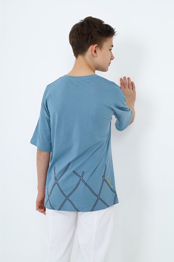 Toontoy Kids Toontoy Erkek Çocuk  Logo Yazı Baskılı Tişört