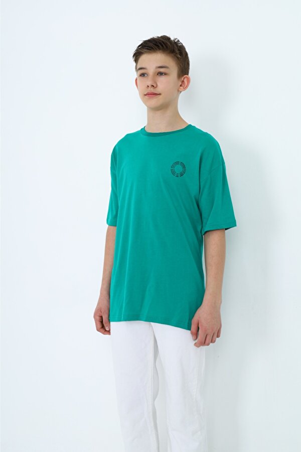 Toontoy Kids Toontoy Erkek Çocuk Ön Arka  Baskılı Tişört