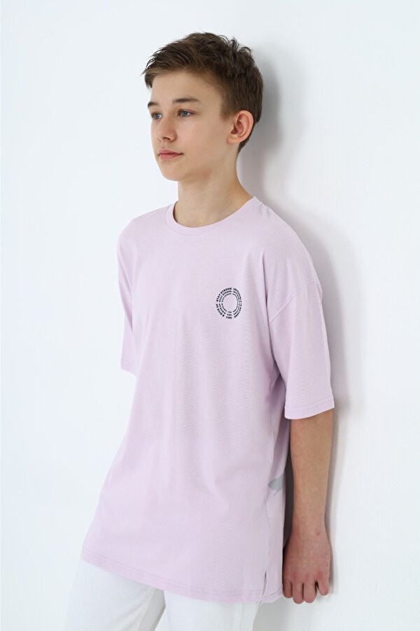 Toontoy Kids Toontoy Erkek Çocuk Ön Arka  Baskılı Tişört