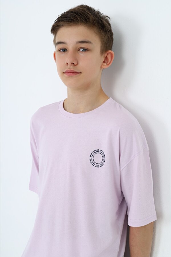 Toontoy Kids Toontoy Erkek Çocuk Ön Arka  Baskılı Tişört