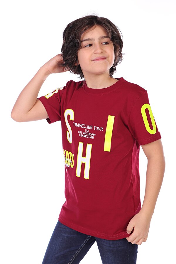 Toontoy Kids Toontoy Erkek Çocuk Fashion Baskılı Tişört