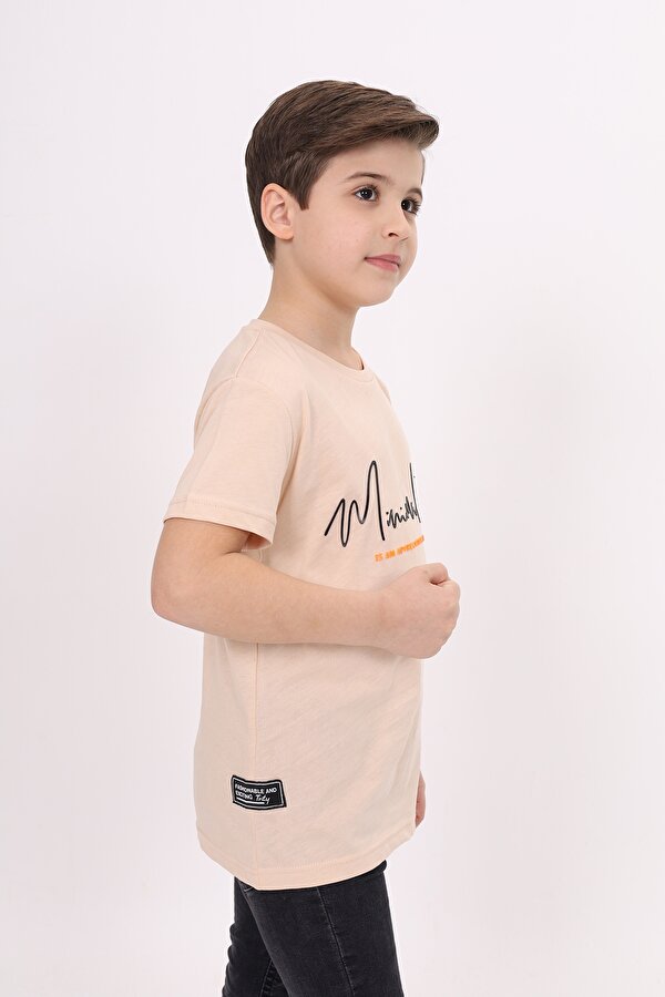 Toontoy Kids Toontoy Erkek Çocuk Baskılı Tişört